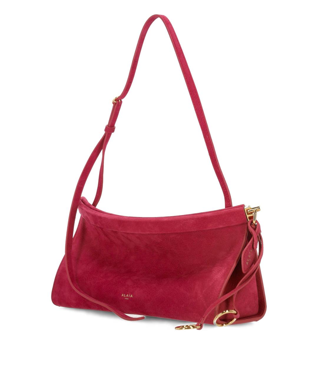 ALAIA Розовая кожаная сумка через плечо, фото 2