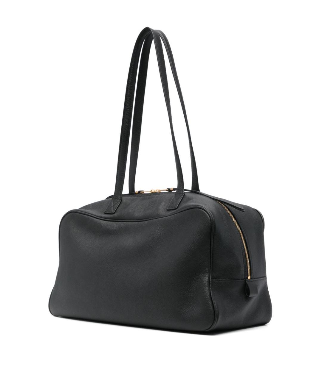 BALENCIAGA Черная кожаная сумка через плечо, фото 4