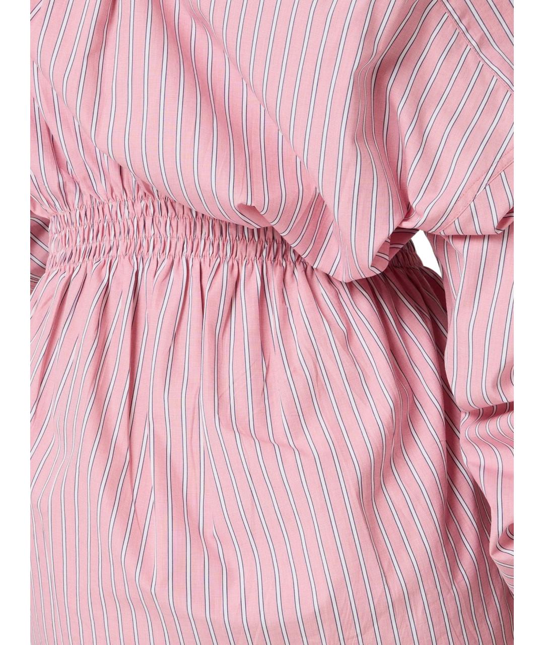 MIU MIU Розовое хлопковое коктейльное платье, фото 3