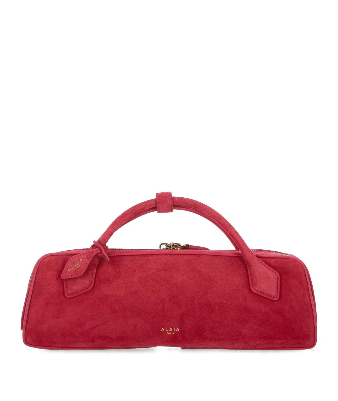 ALAIA Розовая кожаная сумка тоут, фото 1