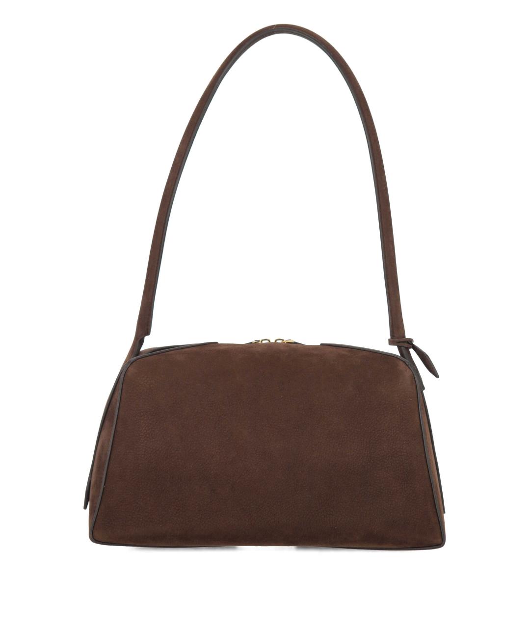 ALAIA Коричневая кожаная сумка через плечо, фото 3