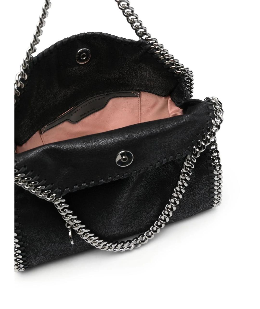STELLA MCCARTNEY Черная сумка через плечо из искусственной кожи, фото 4