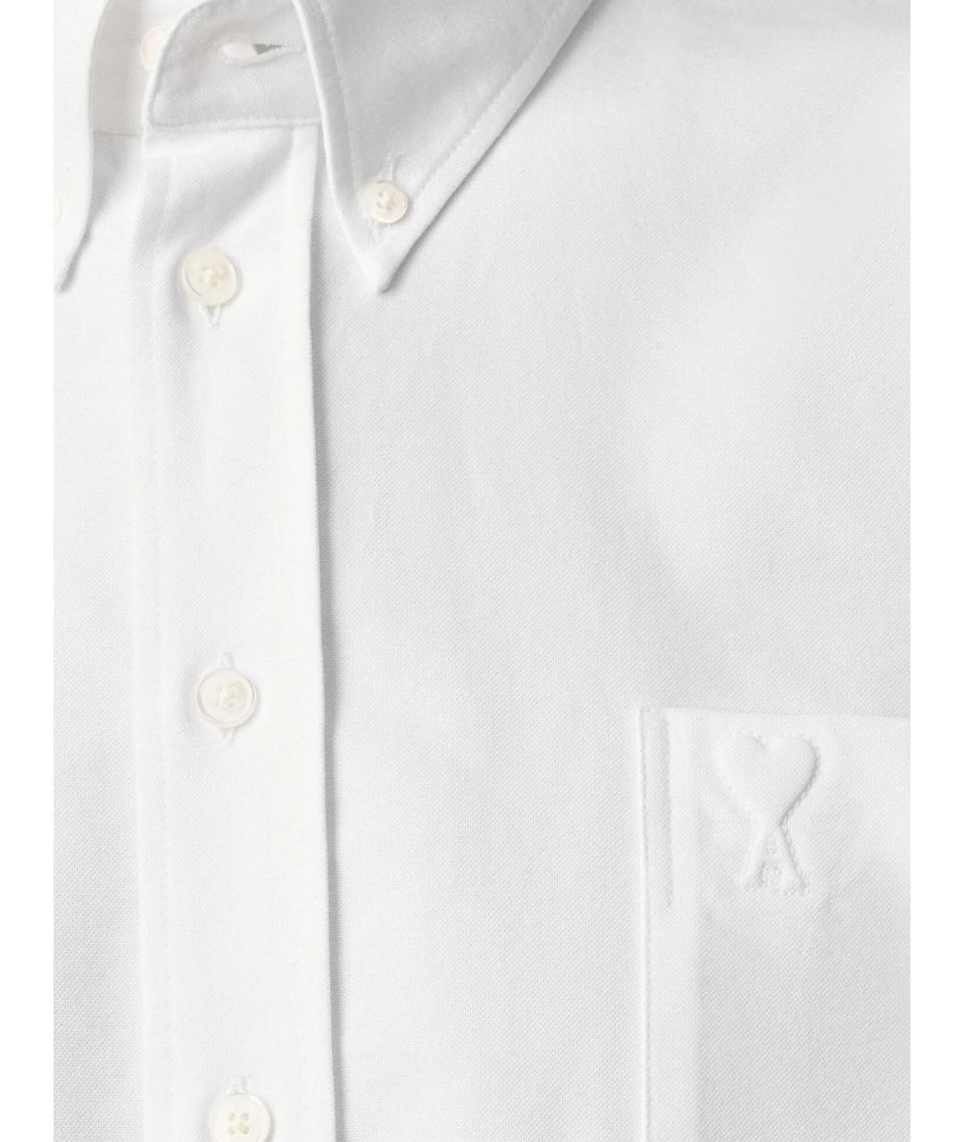 Ami Paris Белая хлопковая рубашка, фото 2