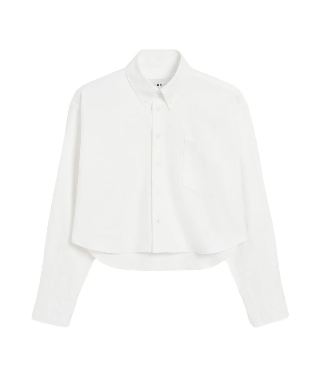 Ami Paris Белая хлопковая рубашка, фото 1