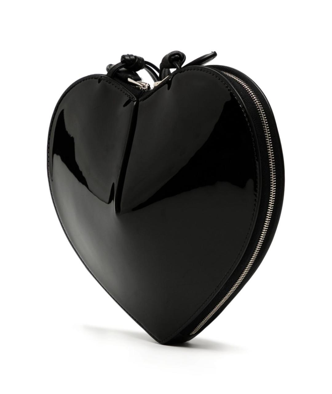 ALAIA Черная сумка через плечо из лакированной кожи, фото 2