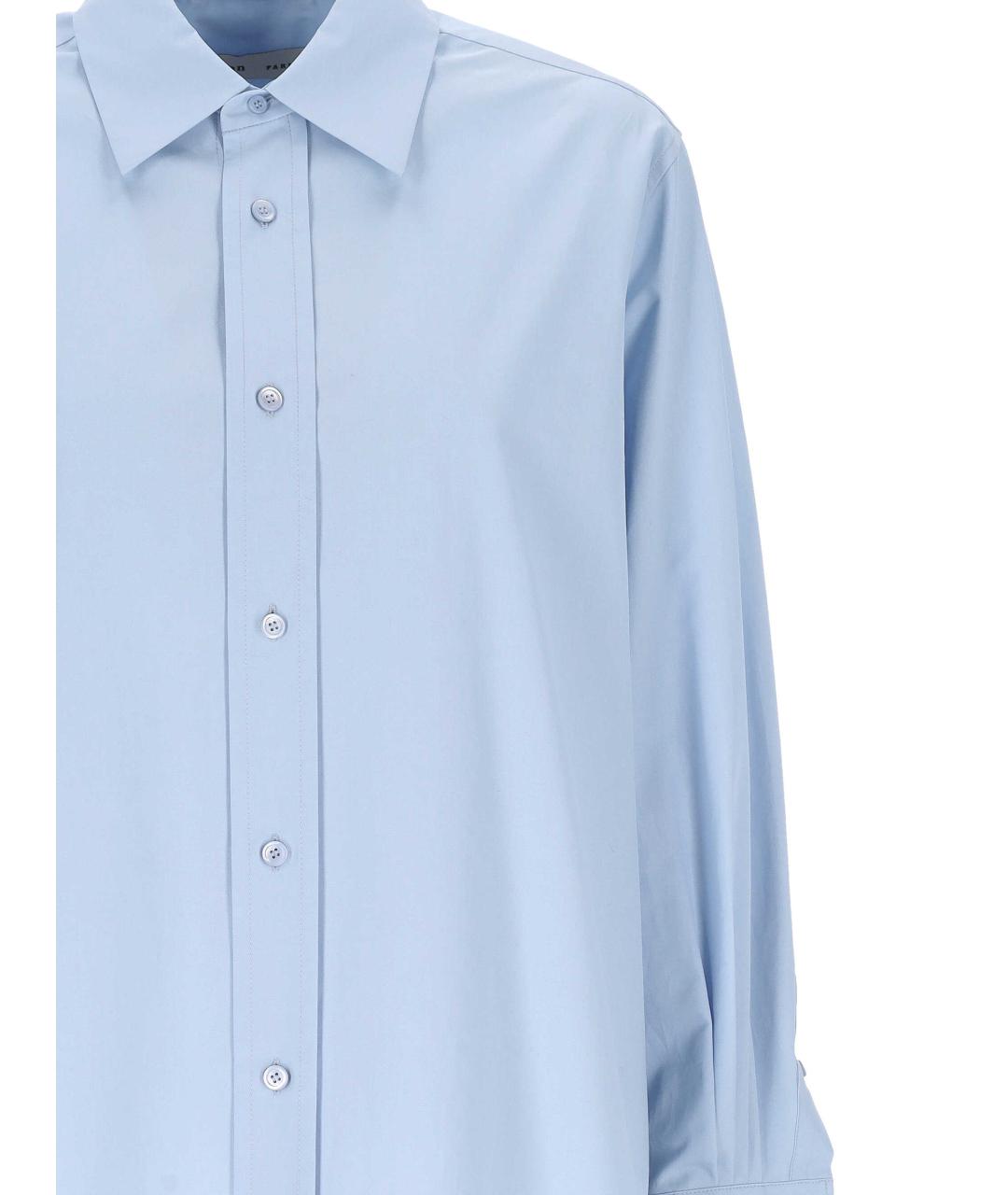 Carven Синяя хлопковая рубашка, фото 2