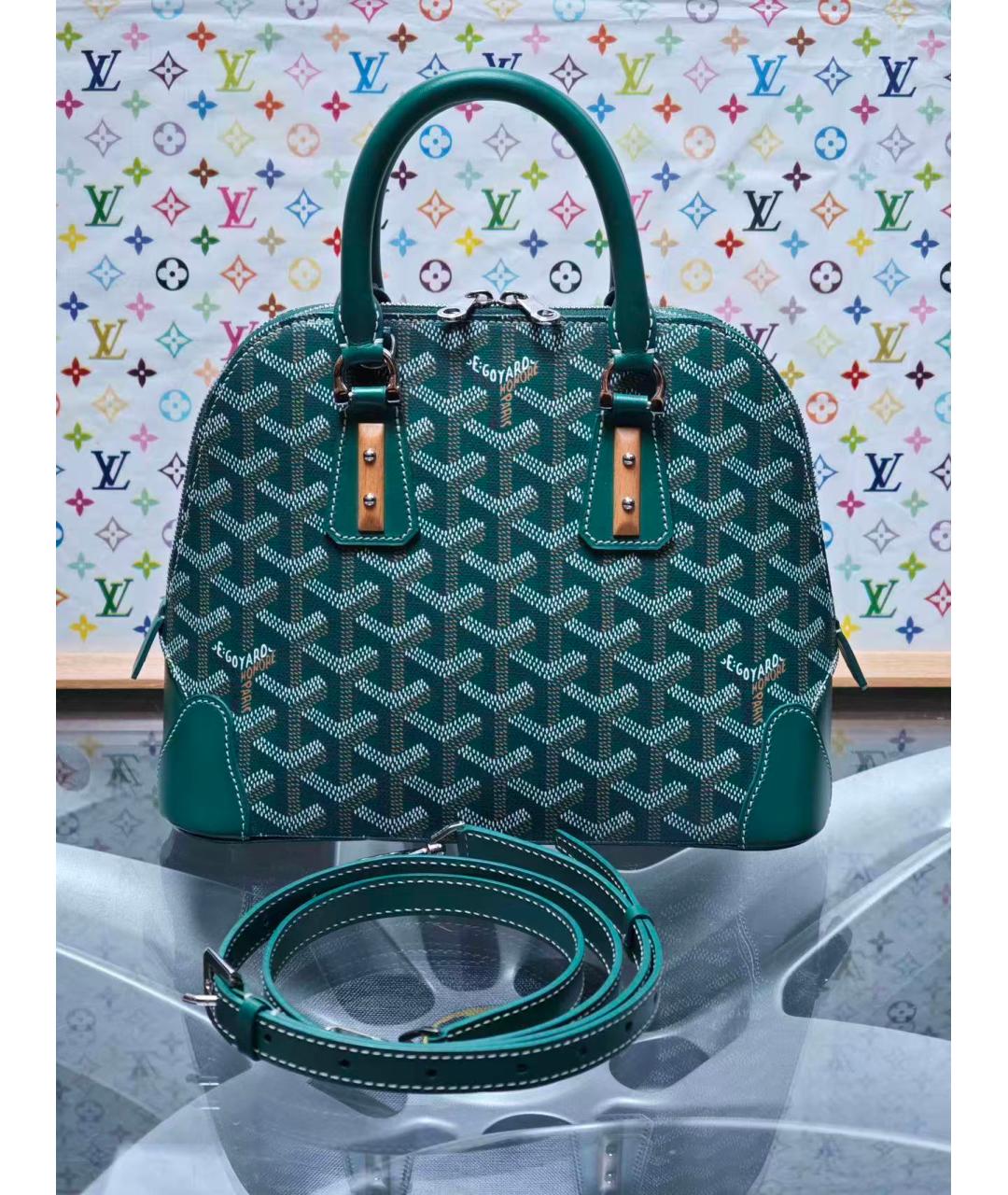 GOYARD Зеленая сумка через плечо, фото 2