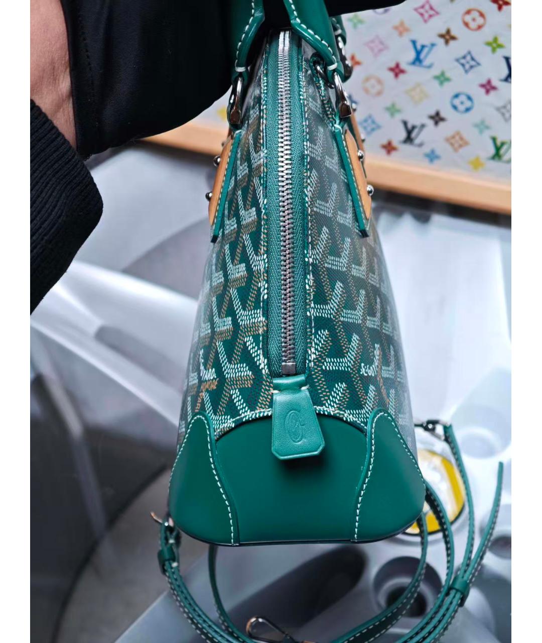 GOYARD Зеленая сумка через плечо, фото 3