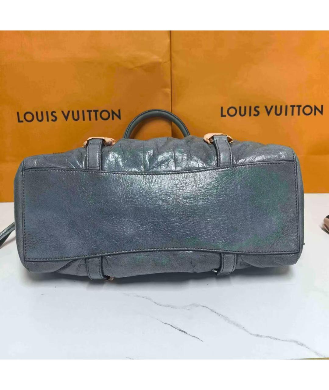 MIU MIU Голубая кожаная сумка через плечо, фото 6