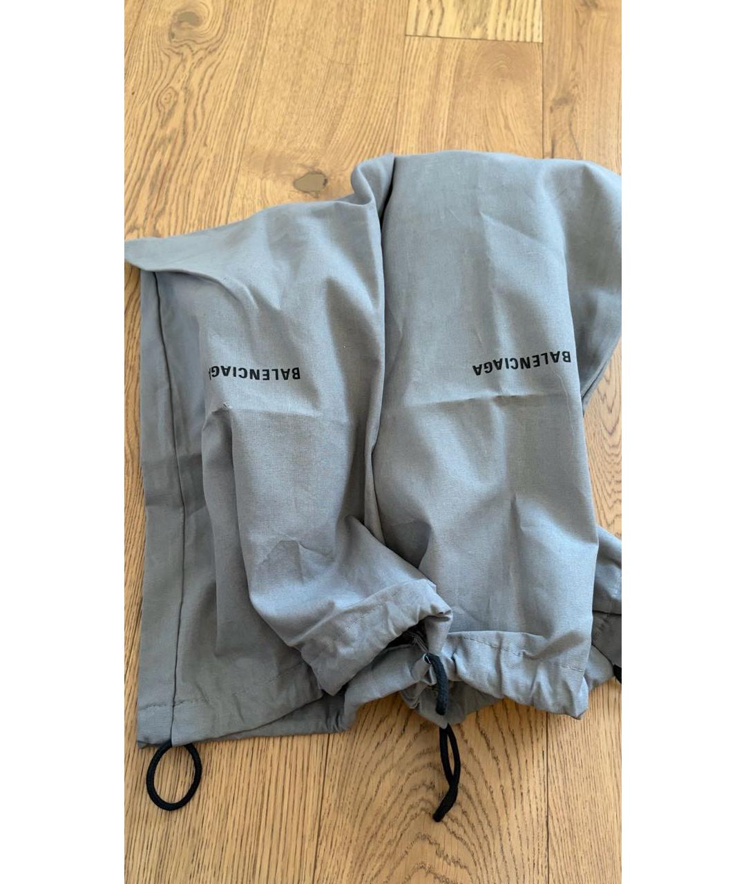 BALENCIAGA Черные кожаные шлепанцы, фото 6