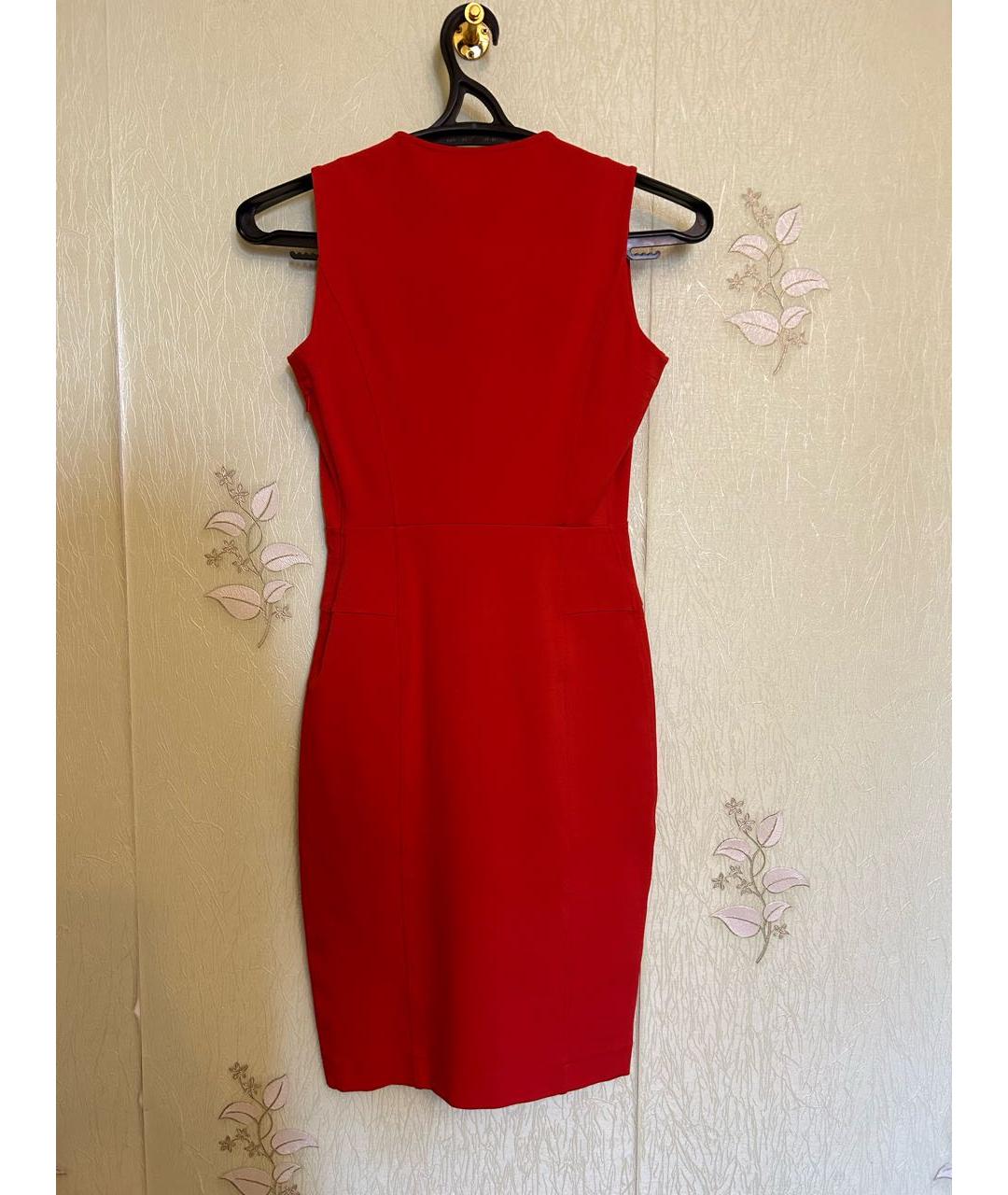 GUCCI Красное вискозное повседневное платье, фото 2
