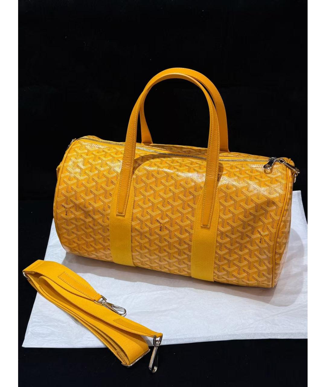 GOYARD Желтая сумка через плечо, фото 2