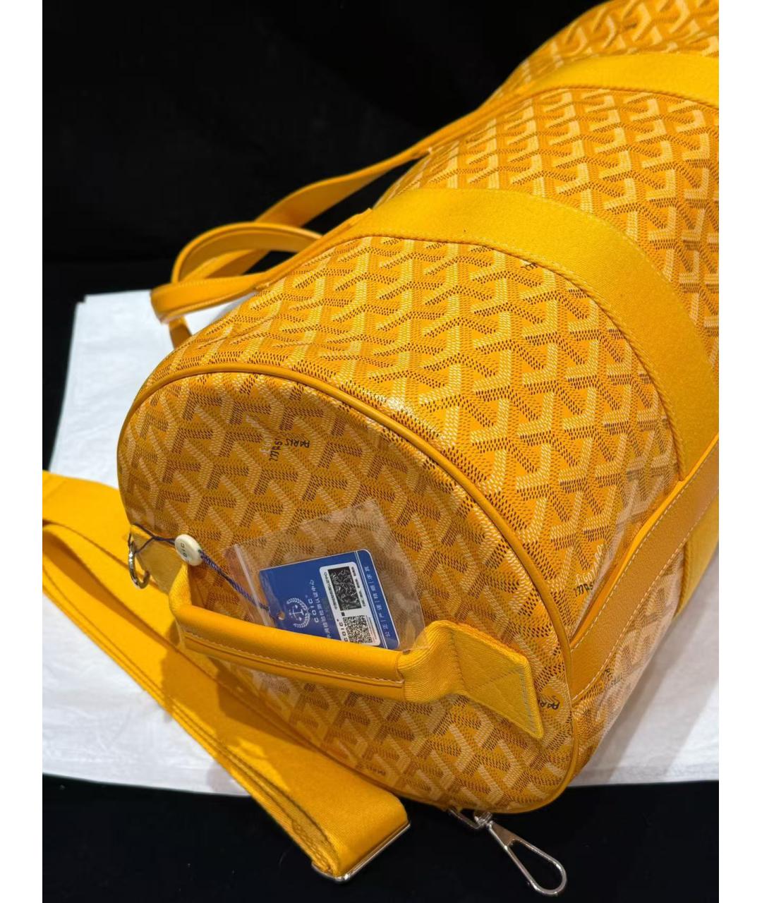 GOYARD Желтая сумка через плечо, фото 5