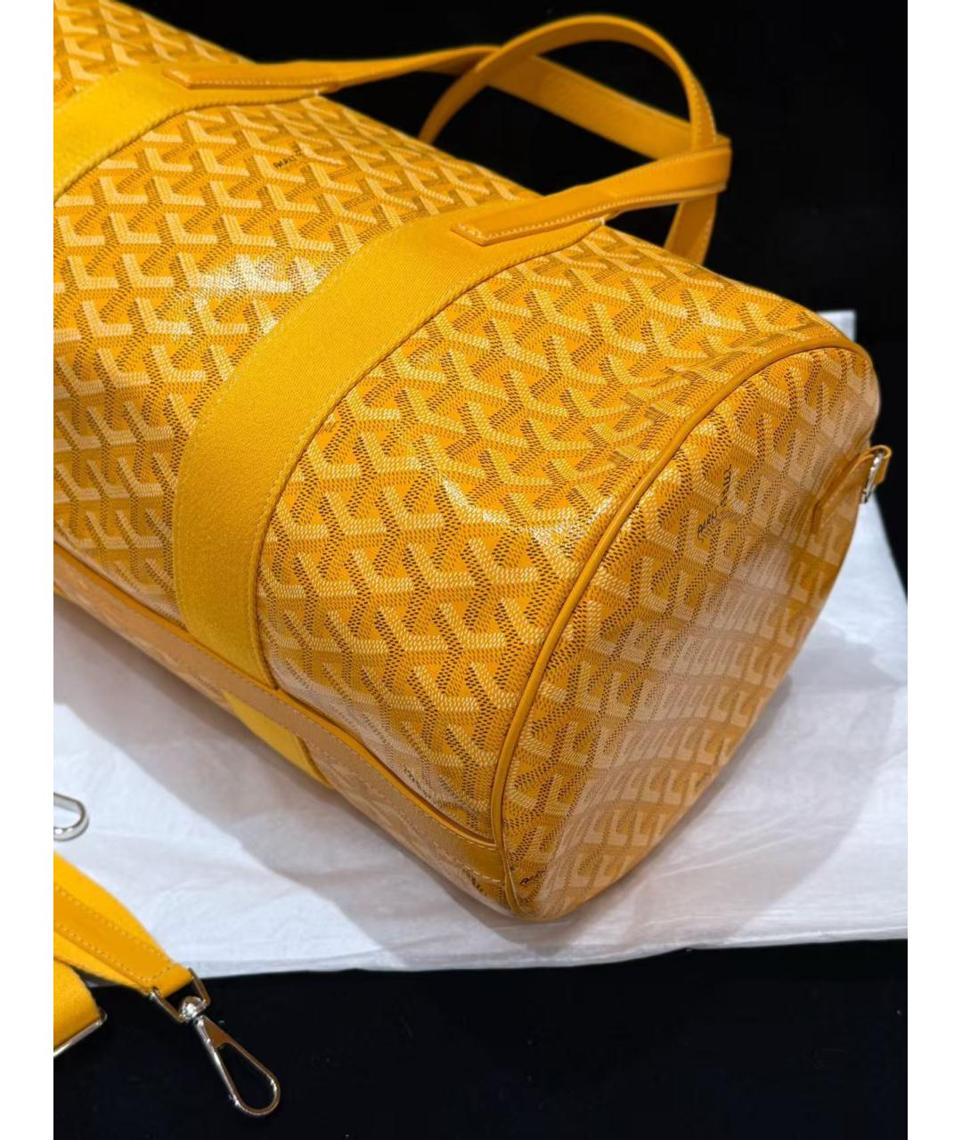 GOYARD Желтая сумка через плечо, фото 4