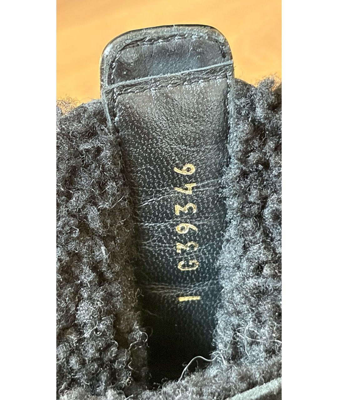 CHANEL Черные полусапоги из лакированной кожи, фото 6