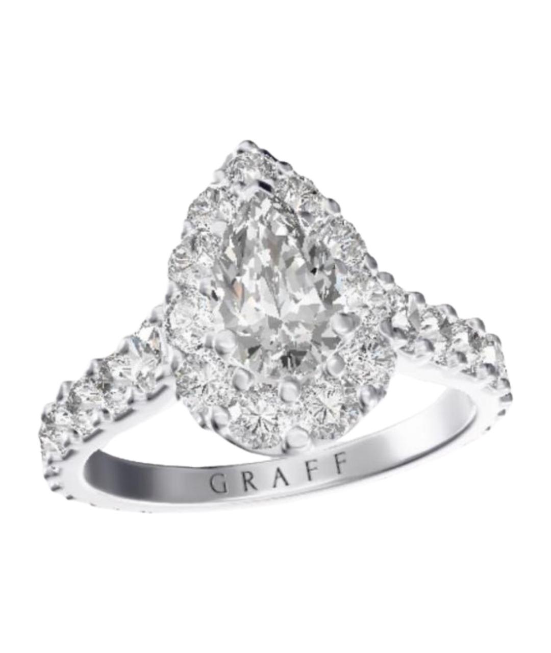 GRAFF Серебряное кольцо из белого золота, фото 1