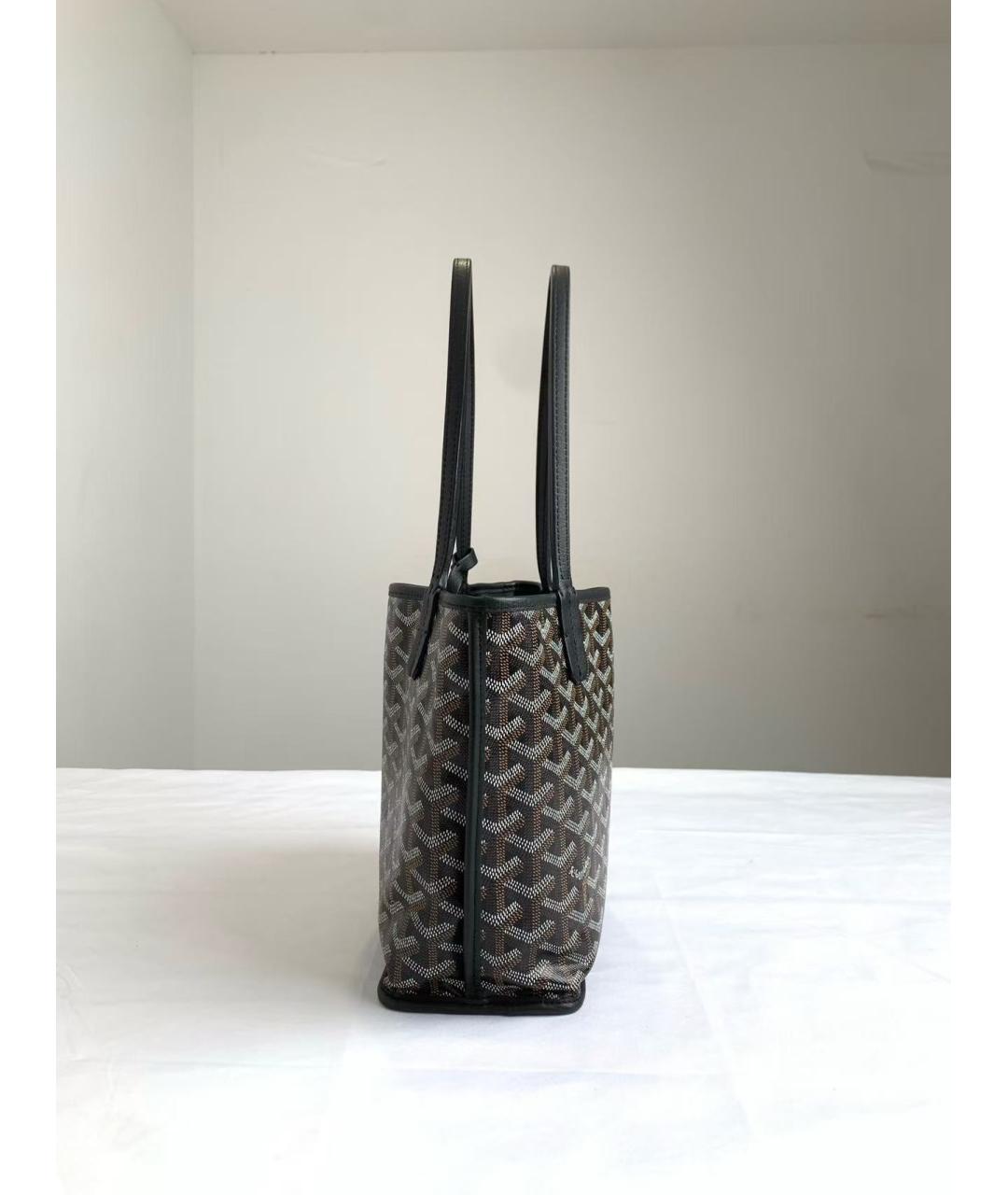 GOYARD Черная сумка тоут, фото 6