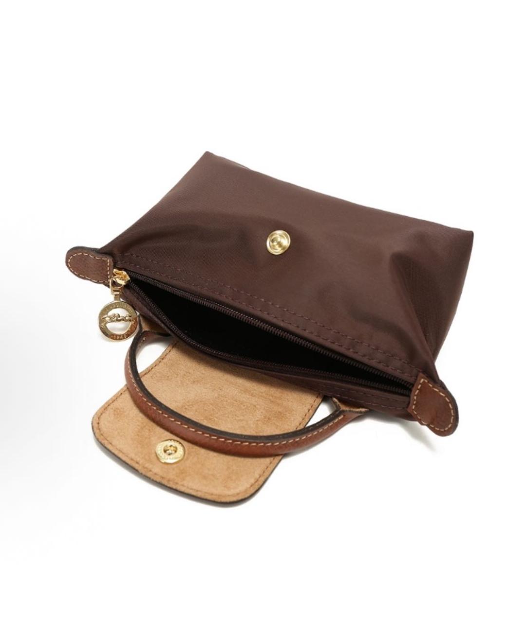 LONGCHAMP Коричневая сумка с короткими ручками, фото 5