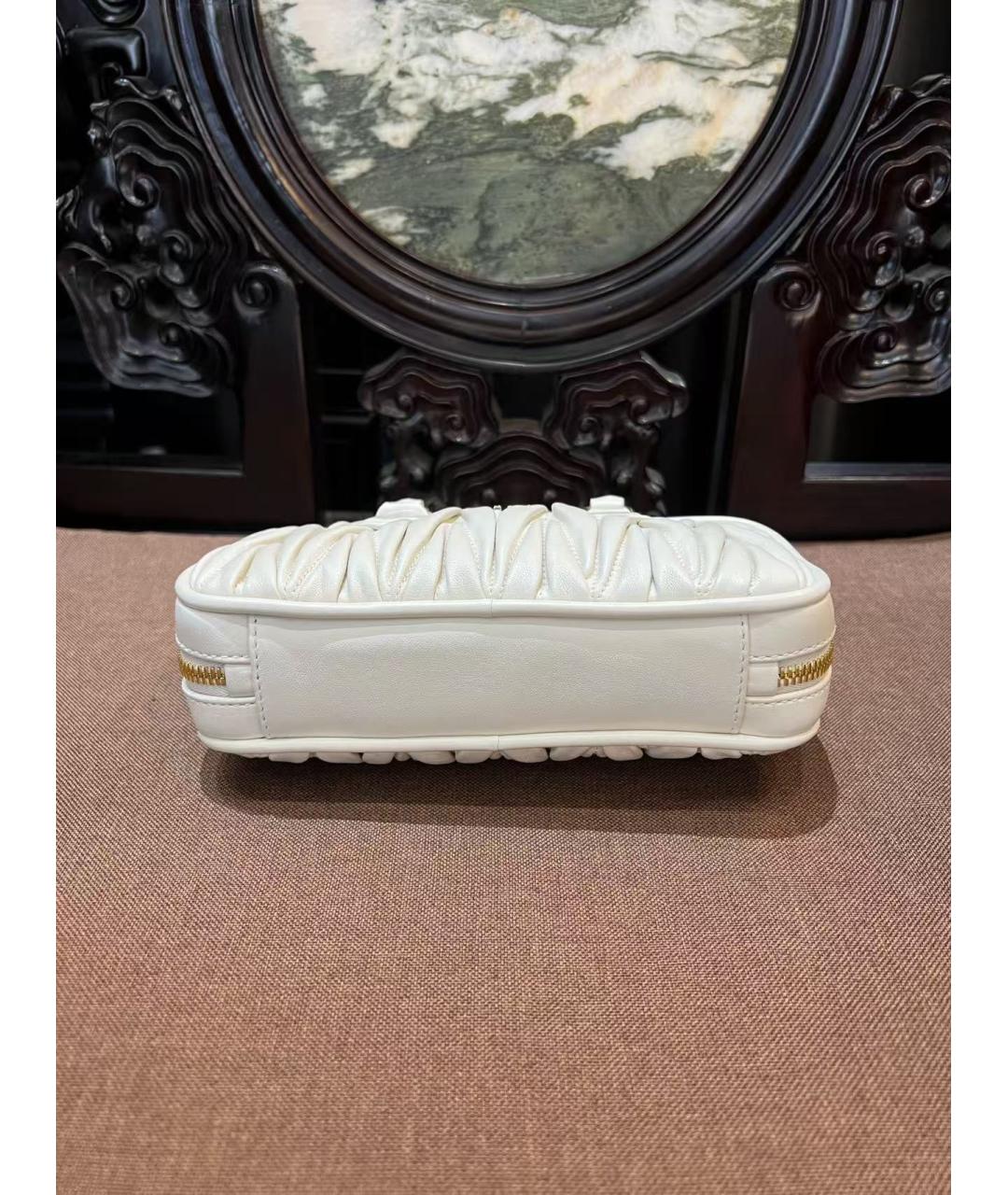 MIU MIU Белая сумка через плечо, фото 8