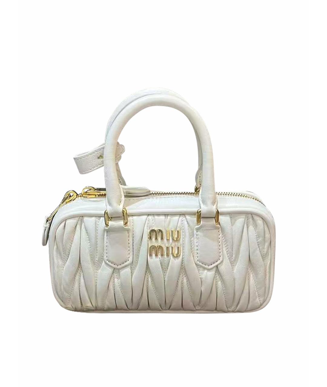 MIU MIU Белая сумка через плечо, фото 1