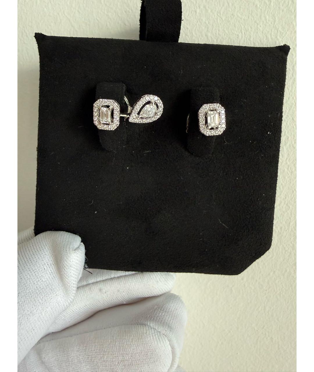 MESSIKA Серебряные серьги из белого золота, фото 2