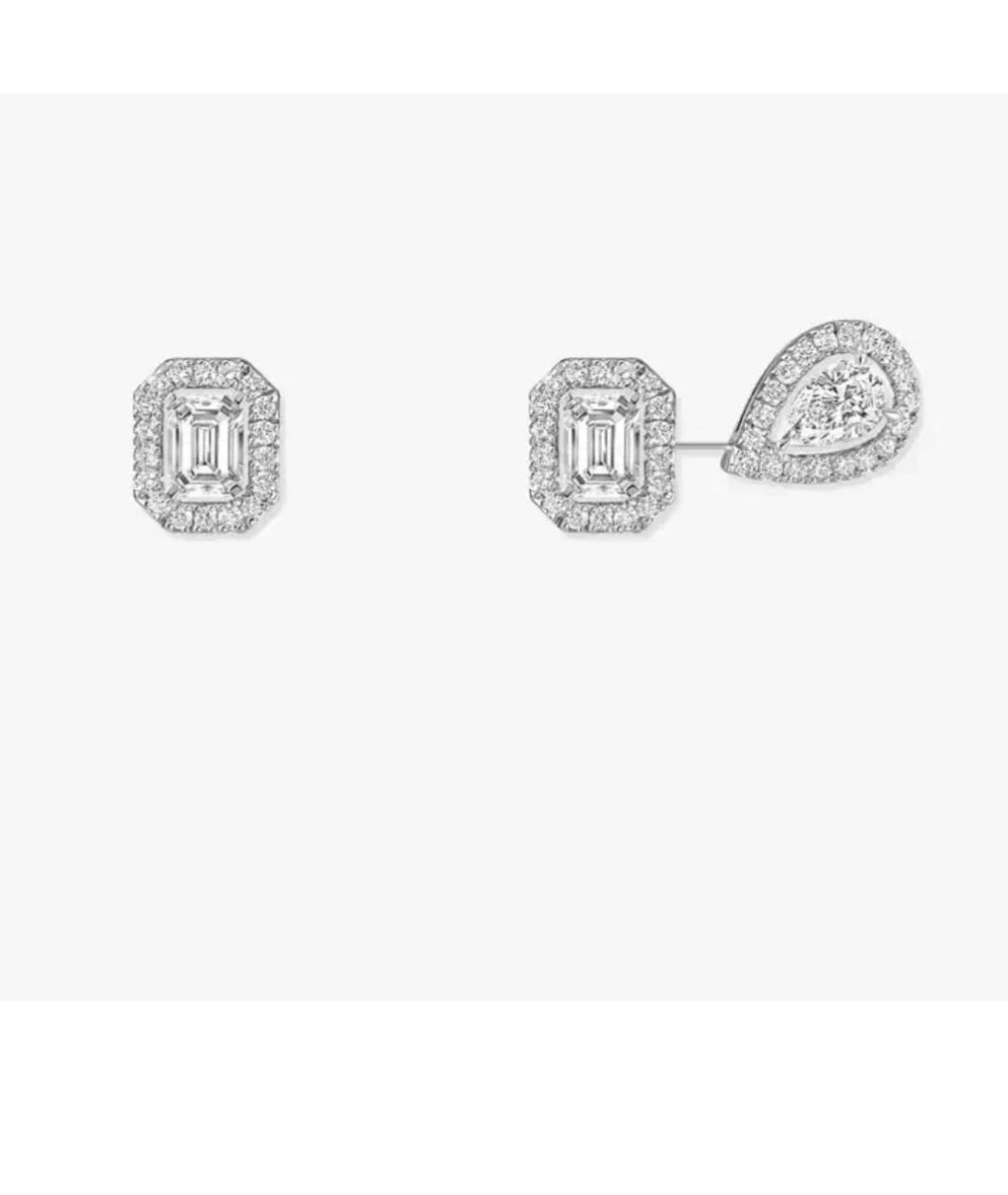 MESSIKA Серебряные серьги из белого золота, фото 5