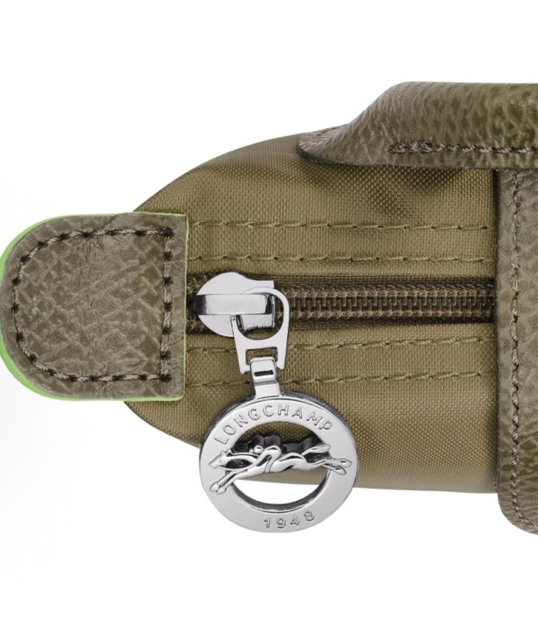 LONGCHAMP Хаки сумка с короткими ручками, фото 5