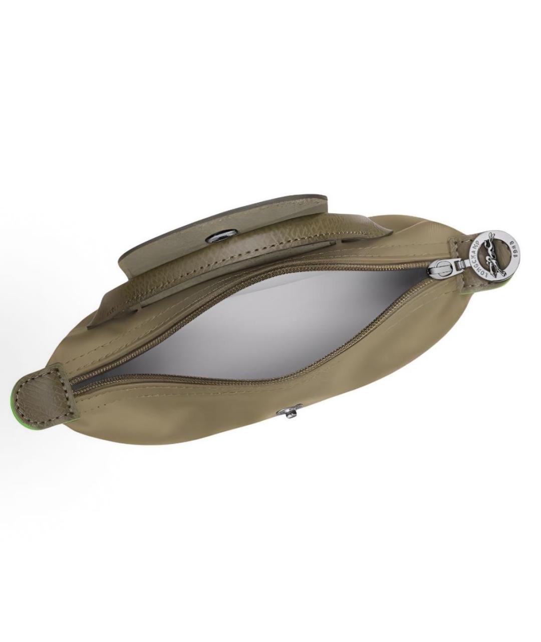 LONGCHAMP Хаки сумка с короткими ручками, фото 4