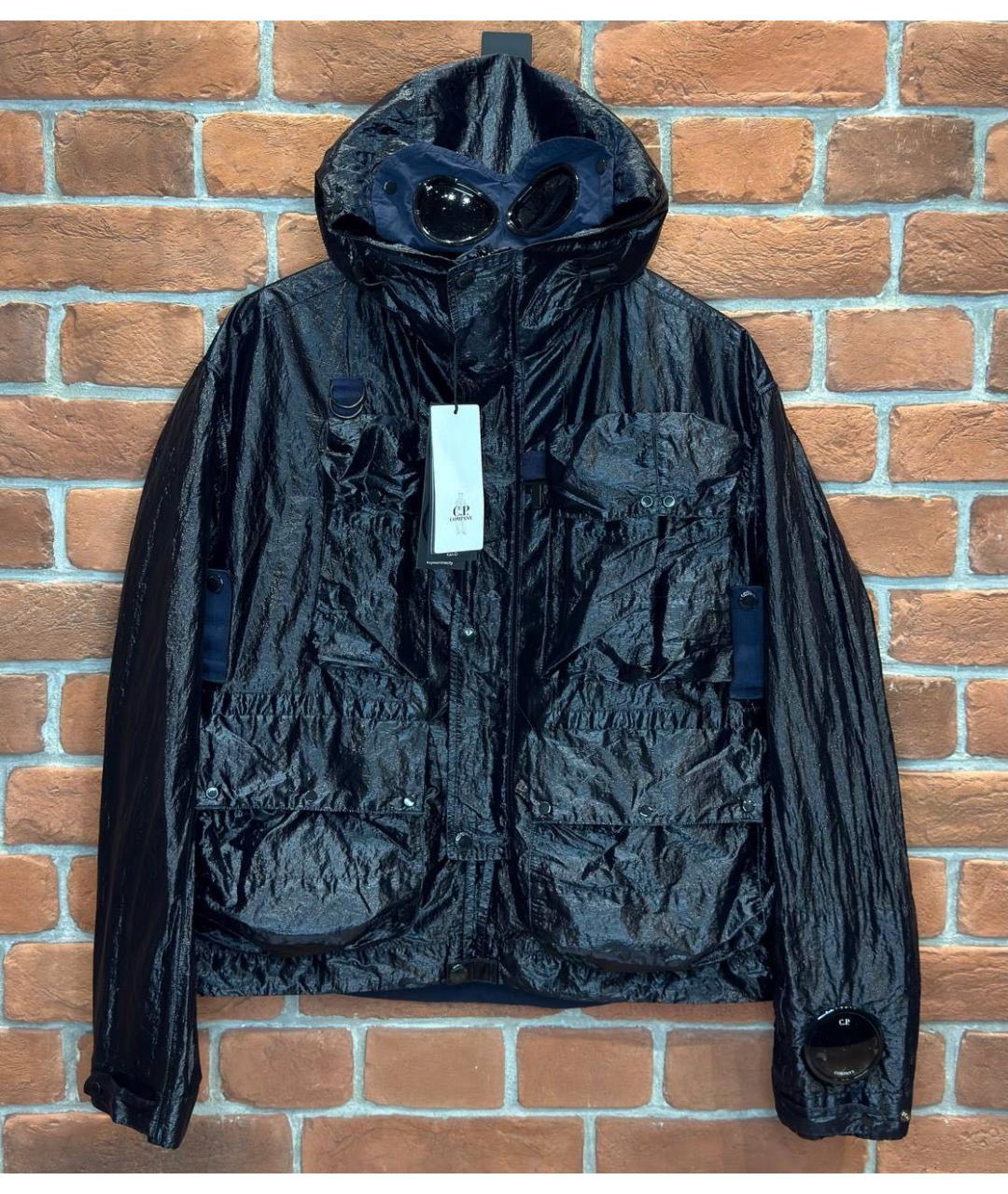 CP COMPANY Темно-синяя полиамидовая куртка, фото 5