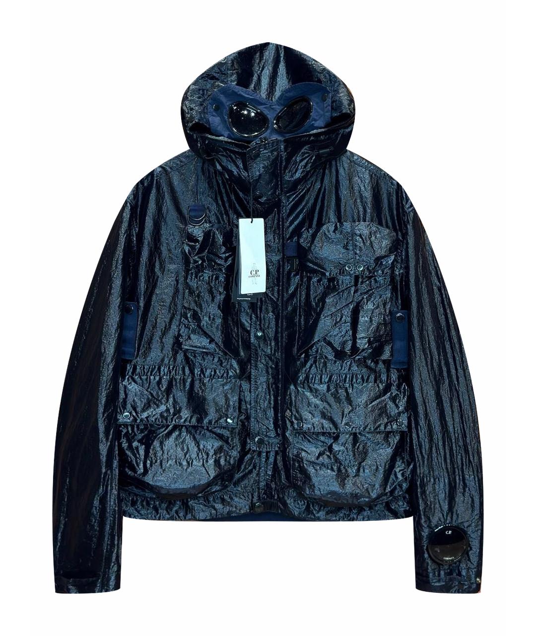CP COMPANY Темно-синяя полиамидовая куртка, фото 1