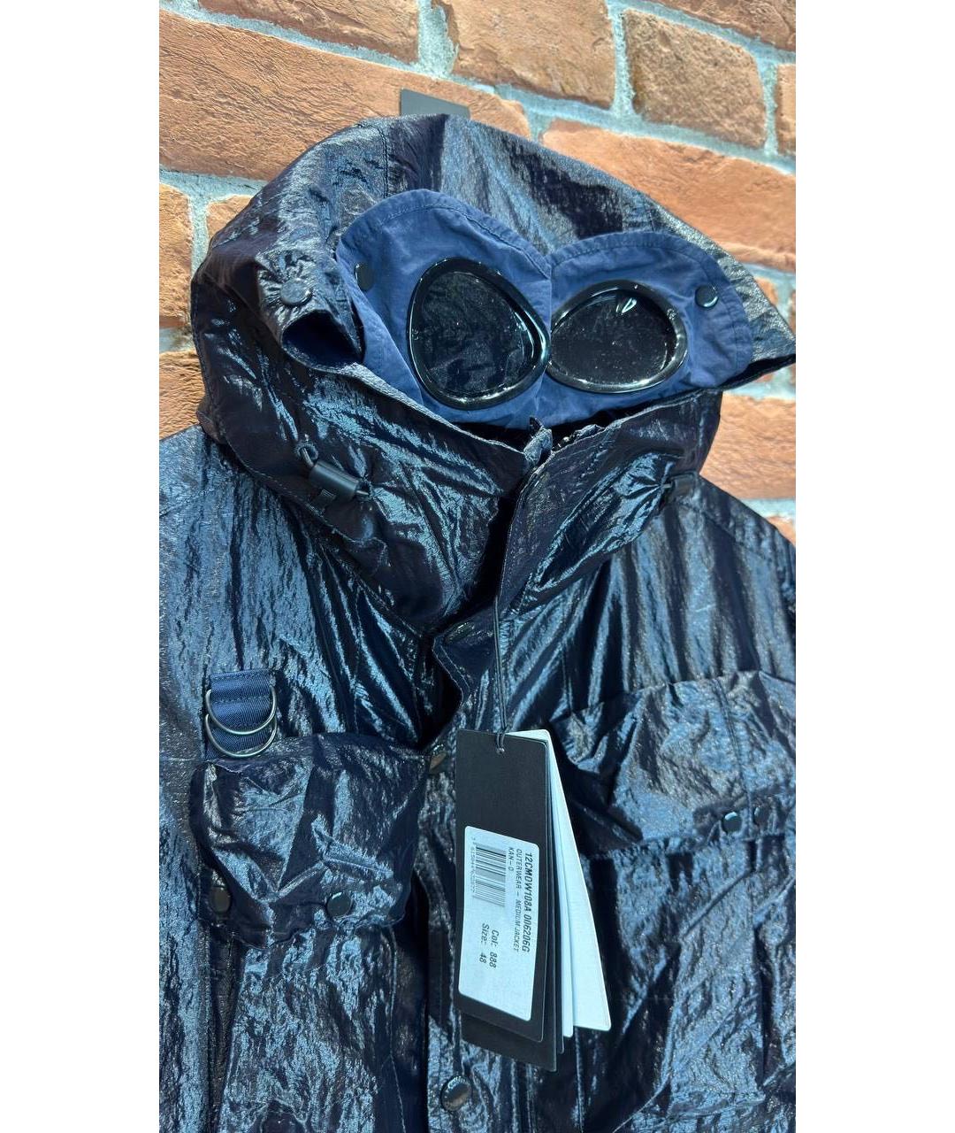 CP COMPANY Темно-синяя полиамидовая куртка, фото 3