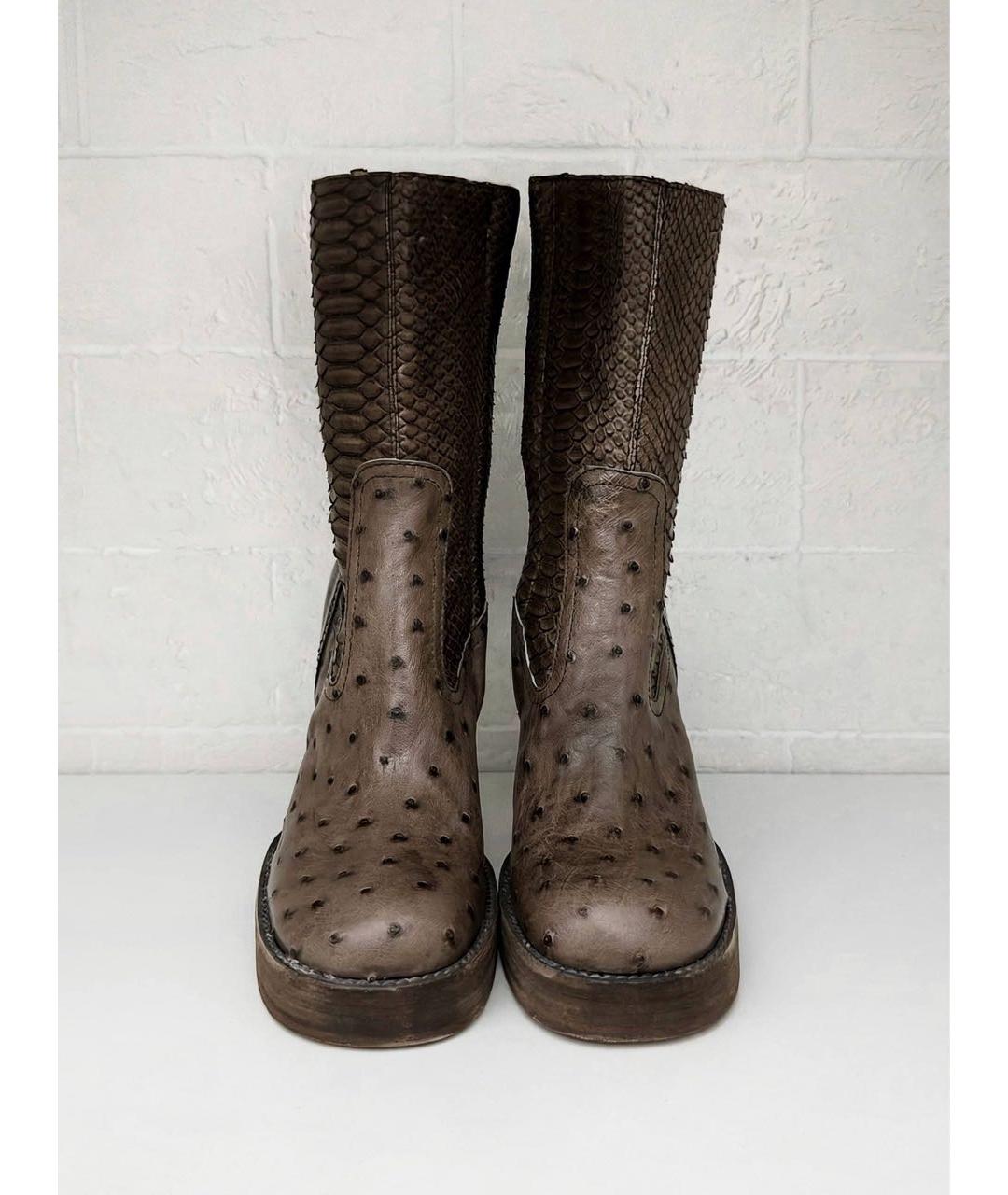 RICK OWENS Ботильоны из экзотической кожи, фото 3