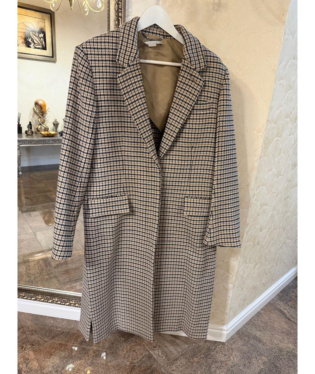 STELLA MCCARTNEY Бежевое пальто, фото 4