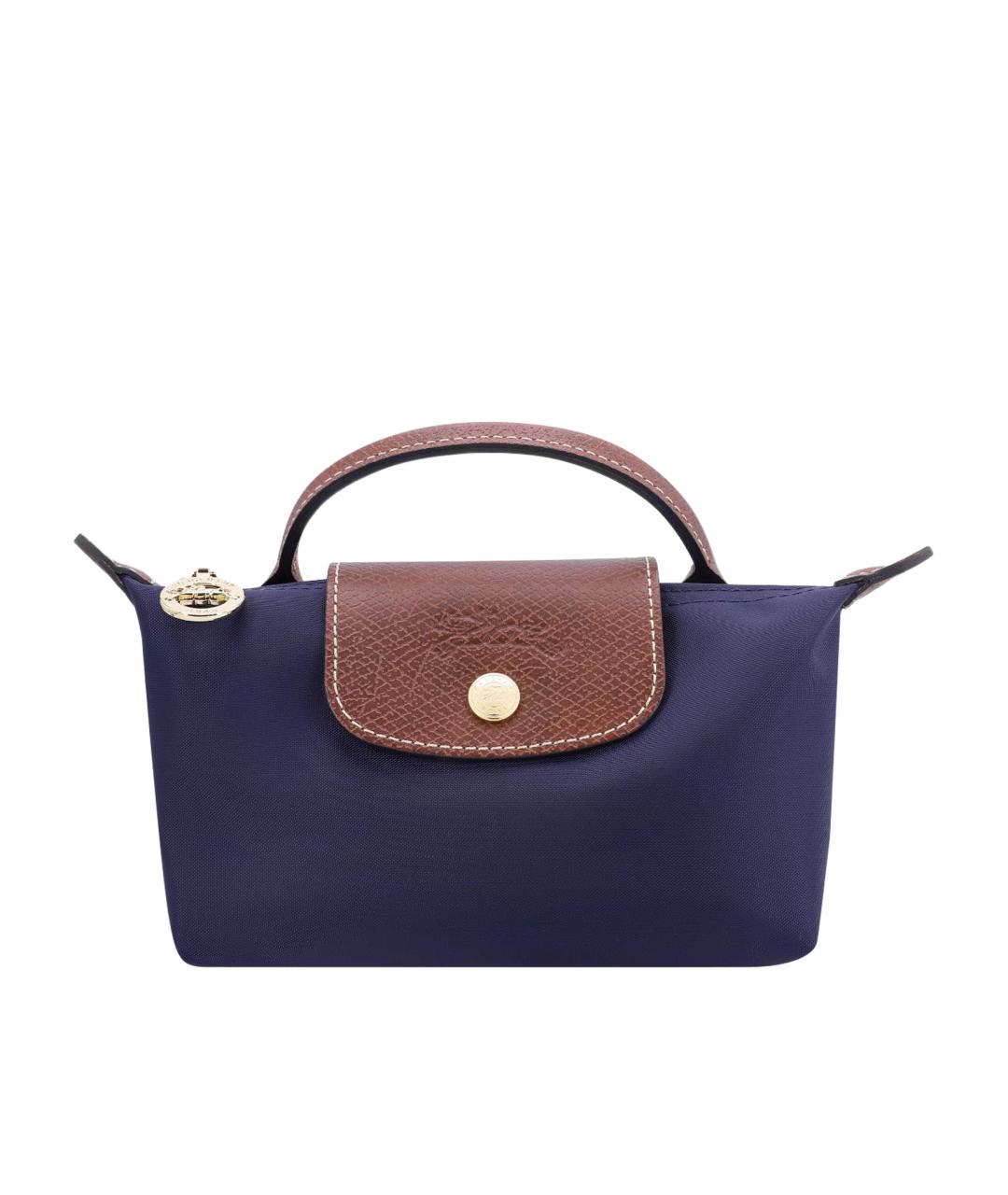 LONGCHAMP Темно-синяя сумка с короткими ручками, фото 1