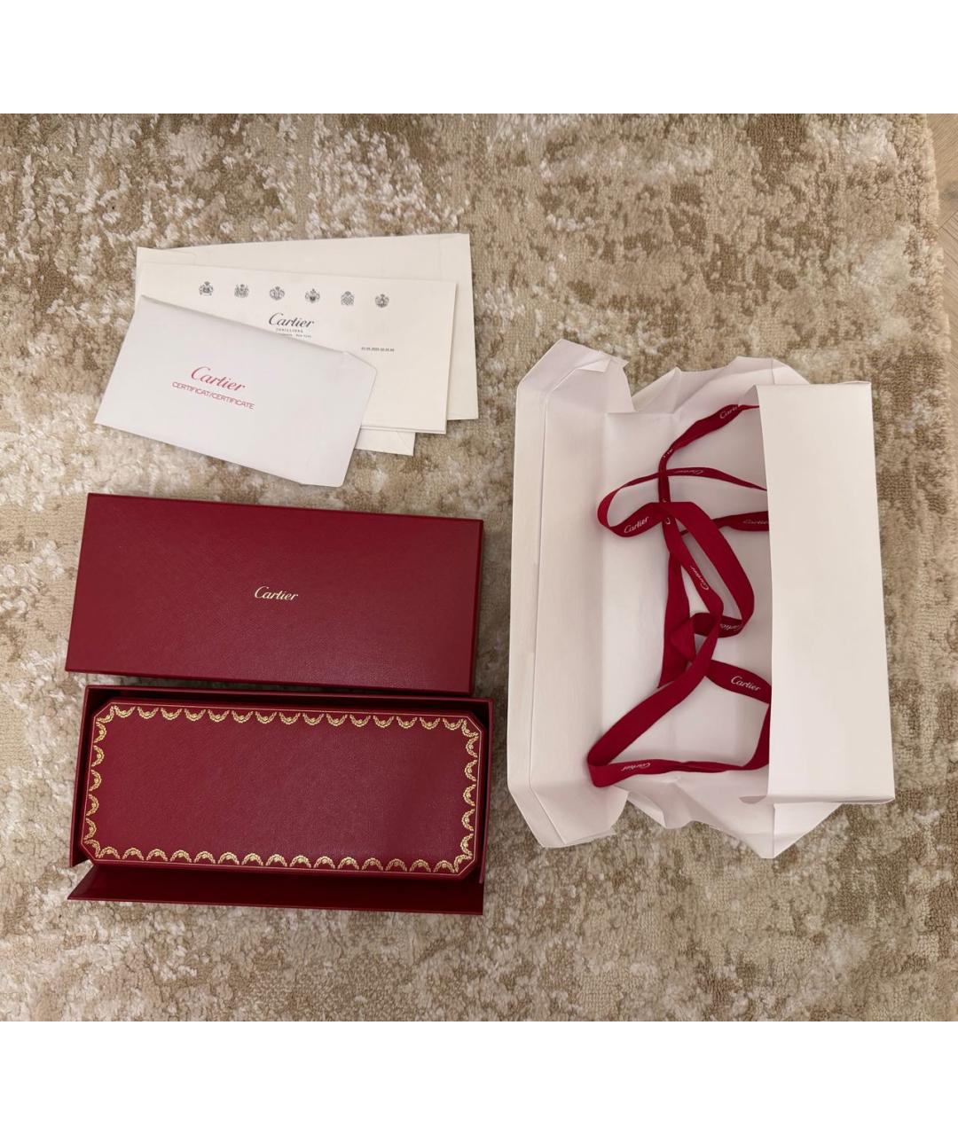 CARTIER Белый браслет из белого золота, фото 3