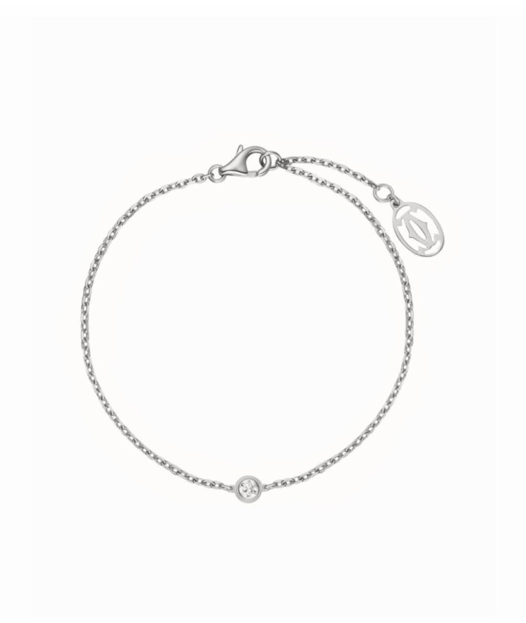CARTIER Белый браслет из белого золота, фото 6