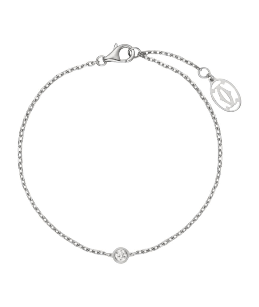 CARTIER Белый браслет из белого золота, фото 1