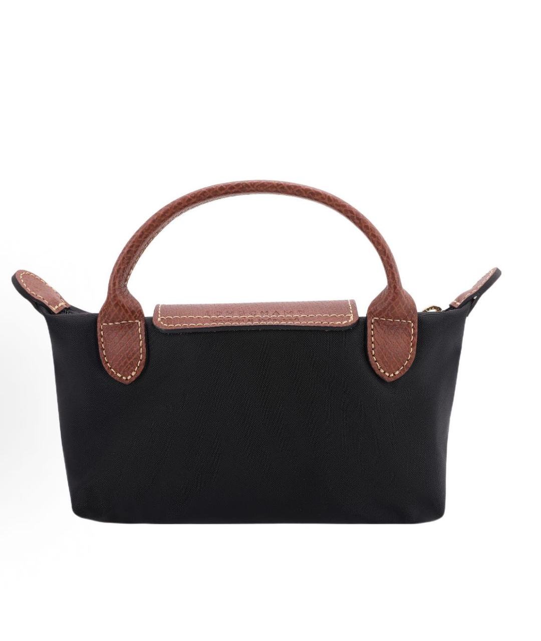 LONGCHAMP Черная сумка с короткими ручками, фото 3