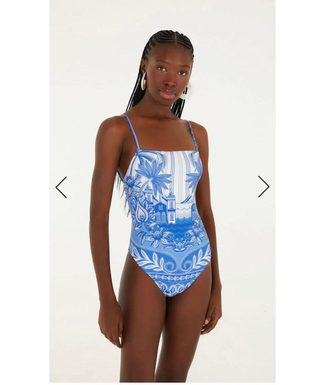 FARM RIO Синий полиамидовый купальник, фото 5