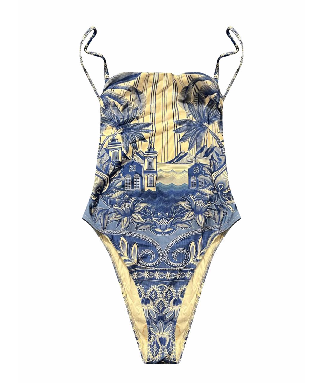 FARM RIO Синий полиамидовый купальник, фото 1