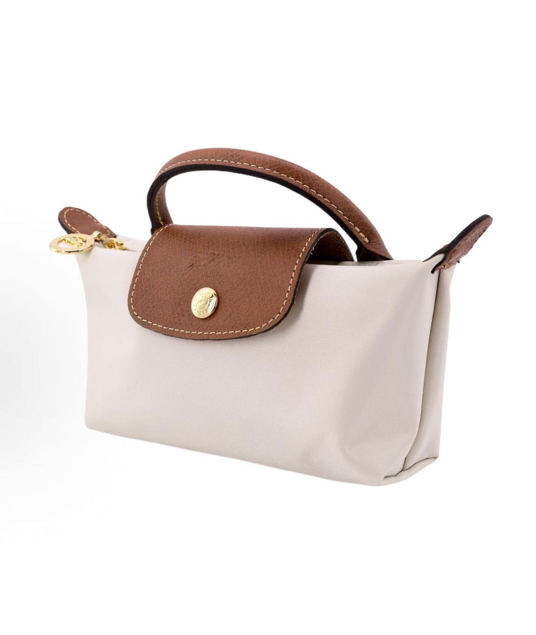 LONGCHAMP Бежевая сумка с короткими ручками, фото 2