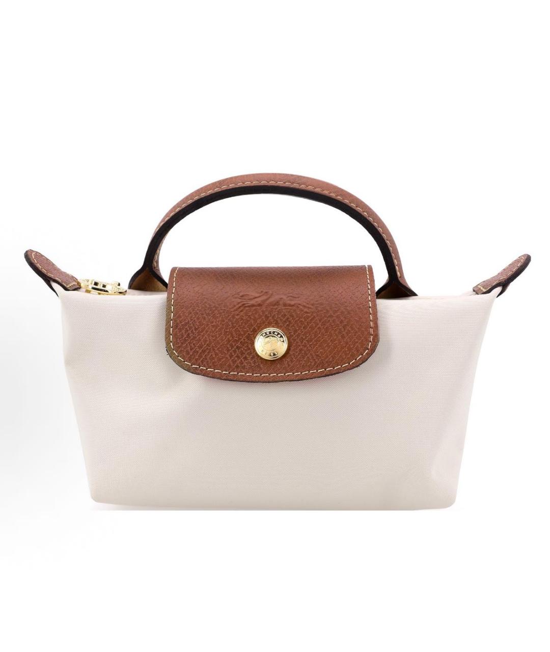 LONGCHAMP Бежевая сумка с короткими ручками, фото 9