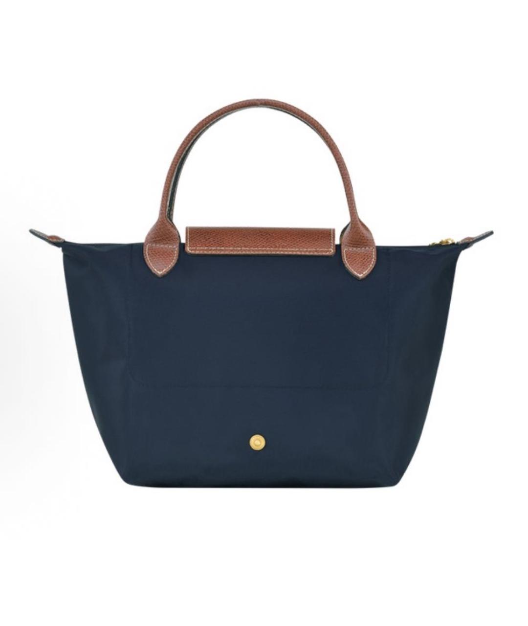 LONGCHAMP Темно-синяя сумка с короткими ручками, фото 3