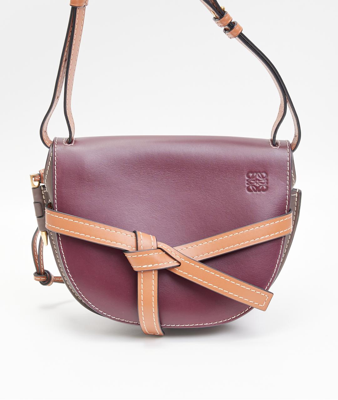 LOEWE Фиолетовая кожаная сумка через плечо, фото 7