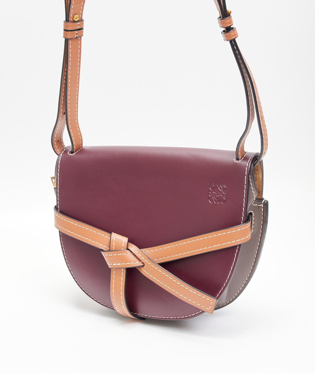 LOEWE Фиолетовая кожаная сумка через плечо, фото 2