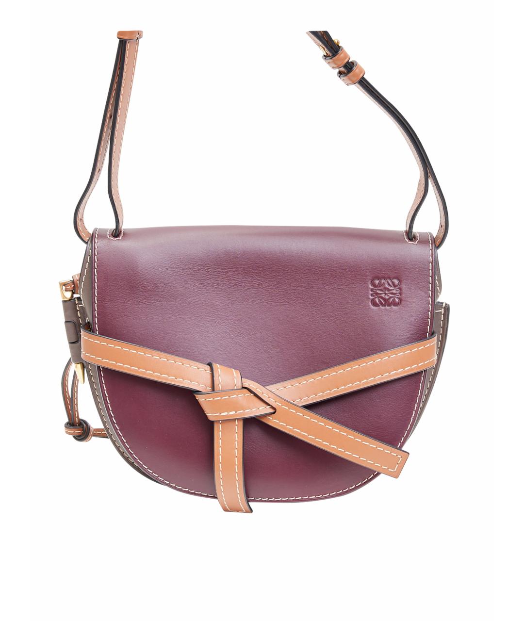 LOEWE Фиолетовая кожаная сумка через плечо, фото 1