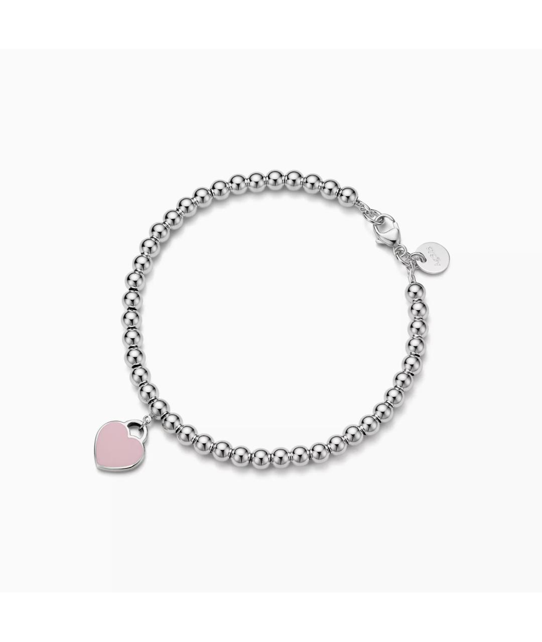 TIFFANY&CO Розовый серебряный браслет, фото 6