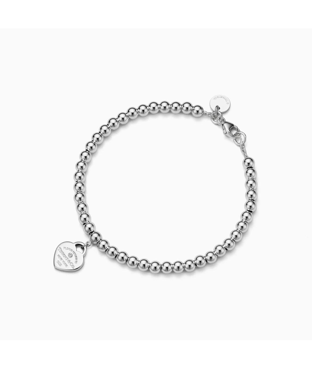 TIFFANY&CO Розовый серебряный браслет, фото 3