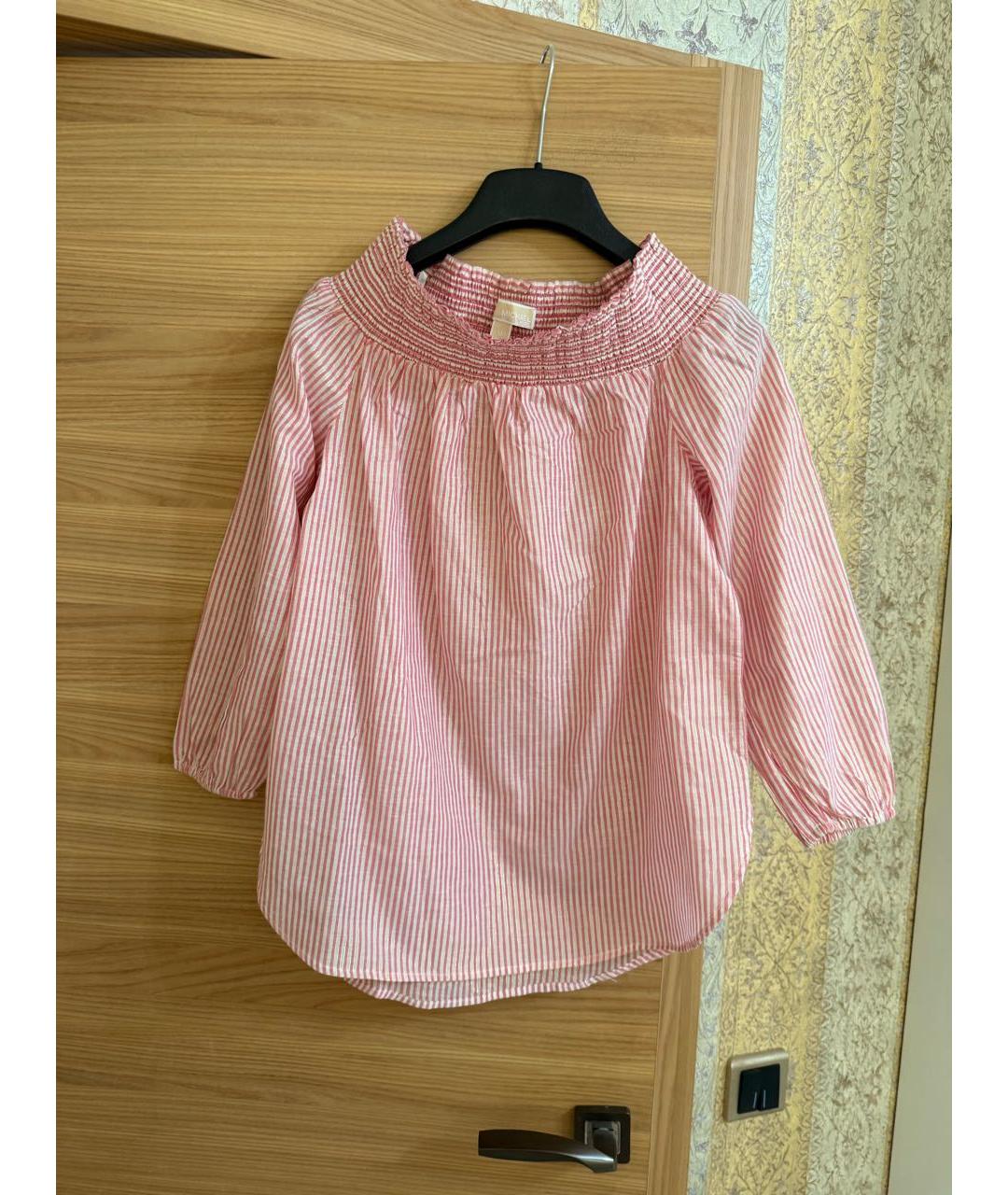 MICHAEL MICHAEL KORS Розовая хлопковая блузы, фото 7