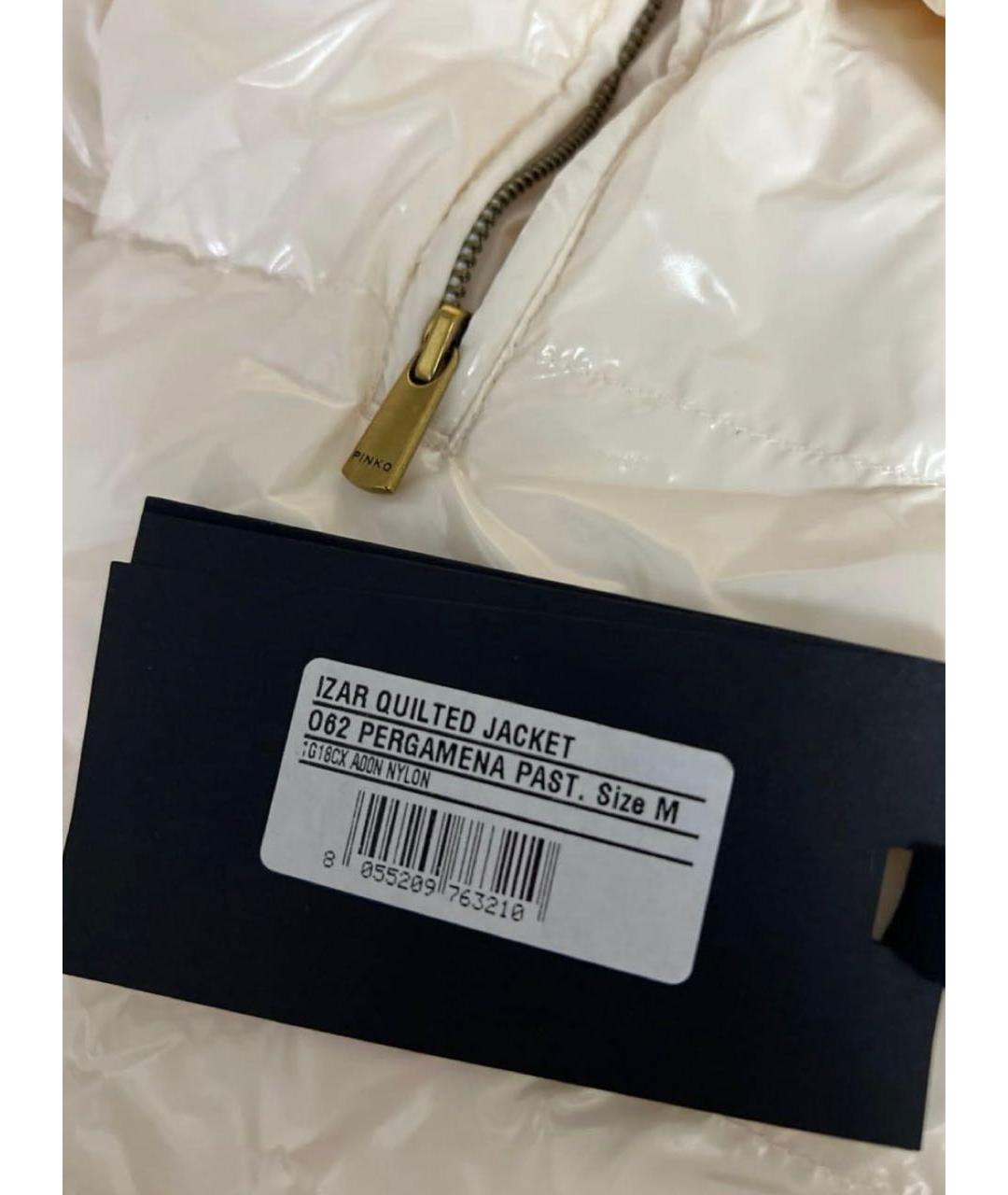 PINKO Бежевое пальто, фото 6